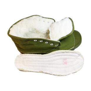 正品四川征峰秋冬棉解放鞋加绒保暖黄球鞋高帮钉底雪地棉鞋防寒鞋