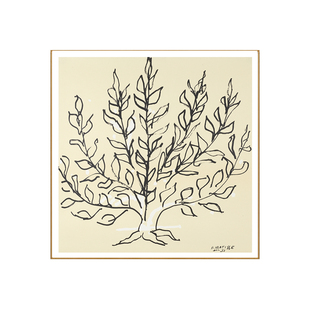 马蒂斯 抽象野兽派生命树海报装饰画客厅沙发背景墙挂画定制画芯