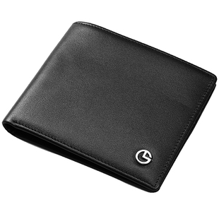 金利来新款男士精选牛皮柔韧耐磨商务头层牛皮横款钱包男