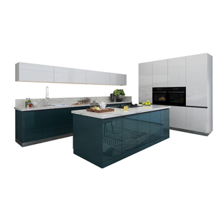 广州本地304不锈钢橱柜定制 同城整体厨房设计 现代简约风格厨柜