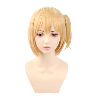 SUNCOS 谷地仁花 cos假发排球少年 手工小马尾 星星发夹