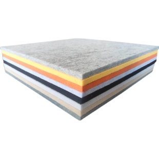 聚酯纤维吸音板幼儿园展示留言板毛毡板照片墙贴 装饰装修材料9mm