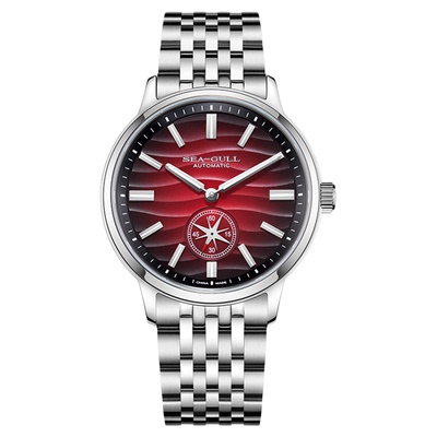 海鸥表男士时尚个性简约夜光商务休闲全自动机械表男款手表6180