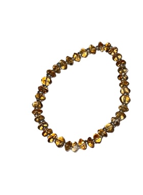 泰银暴力黄不规则天然手链