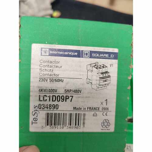施耐德Telemecanique接触器LC1D09P7