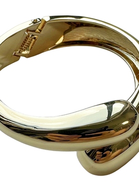 树叶几何交叉复古ins手镯女