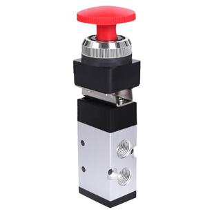 气动机械阀手动按压式开关二位五通旋转按钮滚轮气缸控制阀换向阀
