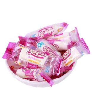 佳华香芋奶糖香芋味爽心糖软质糖长条圆状散装零食整包520颗包邮