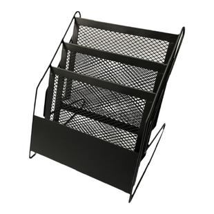 桌面杂志架A4彩页折页宣传单展示架营业厅台式多层广告单资料架子