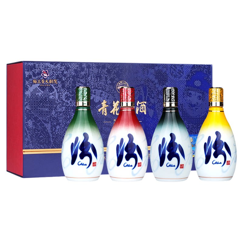 汾酒53度青花26礼盒150mlx4瓶