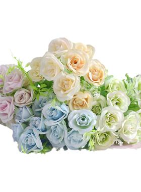 ins小清新仿真假花绣球干花束