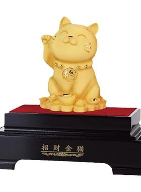 十二生肖礼品琉璃摆件绒沙金招财
