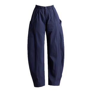 弯刀休闲裤女2026新款宽松bf慵懒风女裤夏季薄款工装裤速干防晒裤