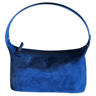 【公子雯】饭盒包2026春夏新款韩系手提包麂皮牛皮单肩斜挎链条包