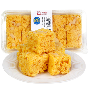 扁桃仁沙琪玛黄天鹅闻酥园萨其马老式传统糕点办公休闲小零食特产