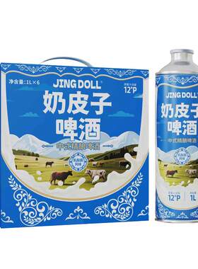 JINGDOLL12P乳酸菌风味奶啤1L*6
