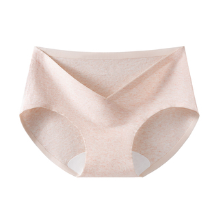 都市丽人孕妇内裤女纯棉抑菌全棉裆孕早中晚期裤头V型托腹三角裤