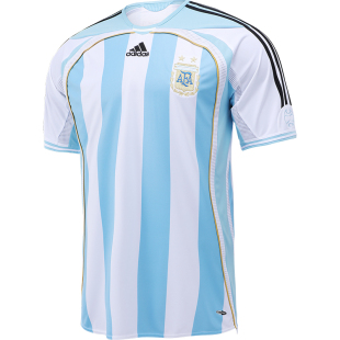 Adidas阿迪达斯阿根廷球衣复刻2006德国世界杯主场男足球服KF0322