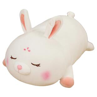 抱枕女生睡觉熊哈士奇毛绒玩具男生款床上兔子玩偶夹腿超软长条枕