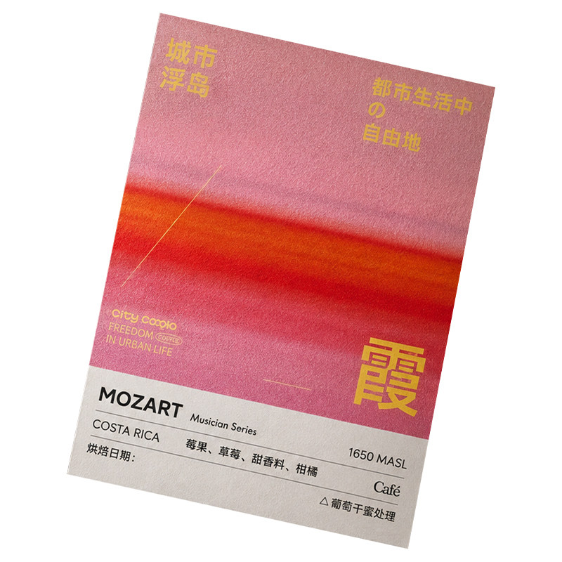 手冲豆冲煮指南卡定制咖啡风味介绍水温粉水比参数特种纸硬卡制作新logo二维码饮品菜单广告宣传卡设计印刷