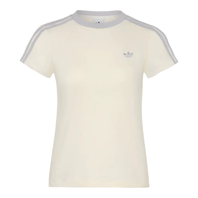 Adidas阿迪达斯三叶草女装2026秋新款TALIORED运动休闲T恤KT7790