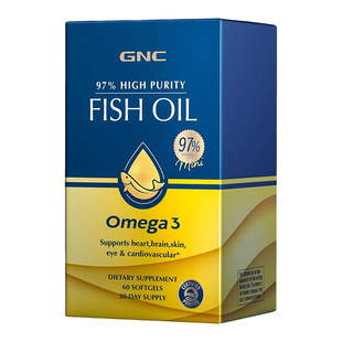 gnc健安喜97鱼油高纯omega3深海鱼肝油dha补脑epa健身官方旗舰店