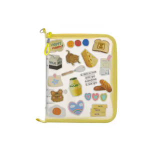 半透明A5家庭证件收纳测资料册宝宝婴儿文件袋疫苗证书保护套大容量重要拉链袋档案册卡包防水多功能整理神器