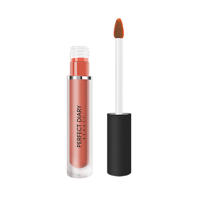 完美日记拿铁复古奶茶色哑光唇釉