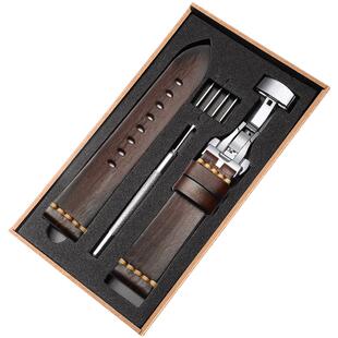 适用华为GT5/GT4手表Watch3/4Pro表带GT2pro皮带保时捷真皮gt2智能荣耀magic46mm牛皮链GS男女款时尚潮非原装