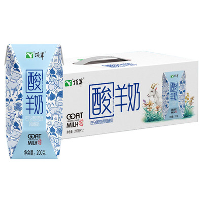 顶羊200g益生菌发酵老人风味酸奶