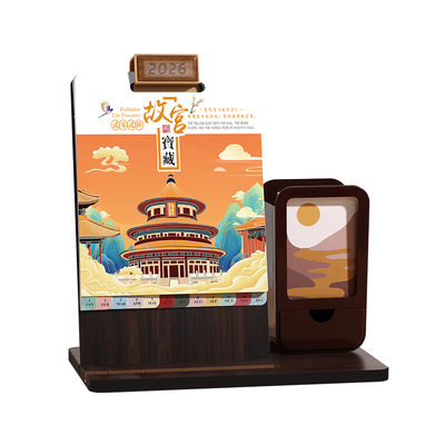 2026年多功能笔筒台历定制