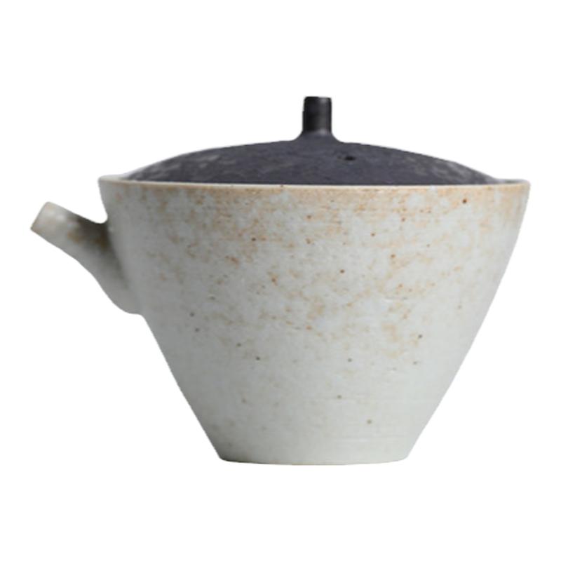 景德镇日式纯手工粗陶志野手抓壶泡茶器功夫茶具不烫手带过滤茶壶
