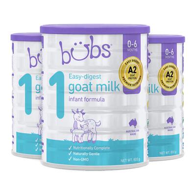 澳洲进口bubs婴幼儿a2羊奶粉1段