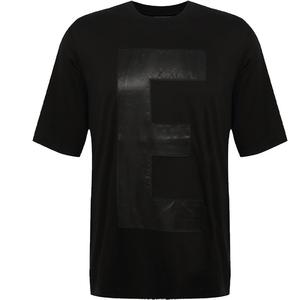 Emporio Armani/阿玛尼男士纯色贴布绣LOGO短袖T恤夏精选奢侈品