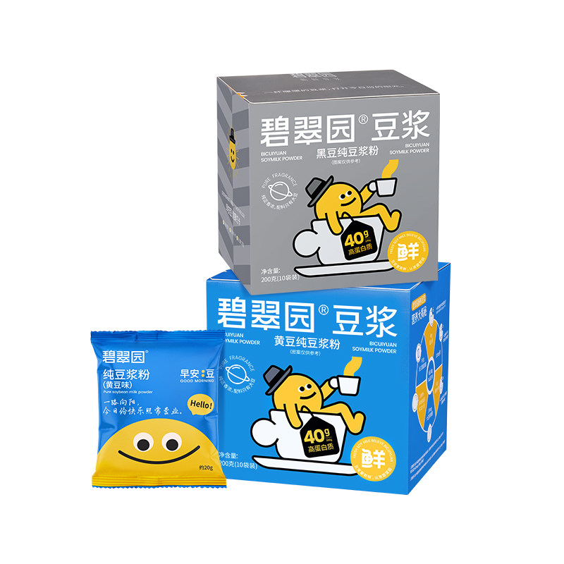 0添加蔗糖纯豆浆粉营养健康早餐