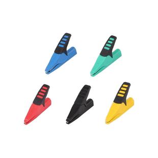 埃塔ETA1487全绝缘鳄鱼夹4mm插头高电压1000v测试夹安全护套夹子