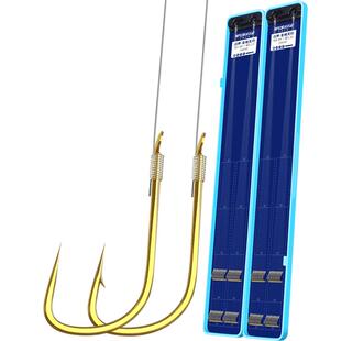 威拓森 金袖进口子线双钩成品鲫鱼专用钓鱼袖钩绑好正品鱼钩精品