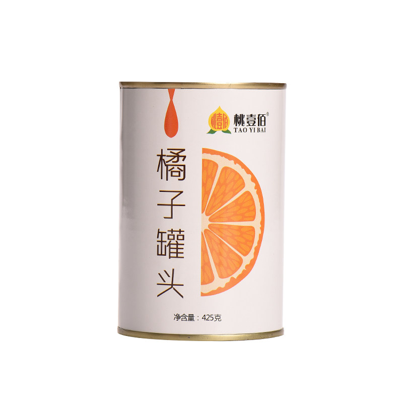 桃壹佰新鲜橘子水果罐头