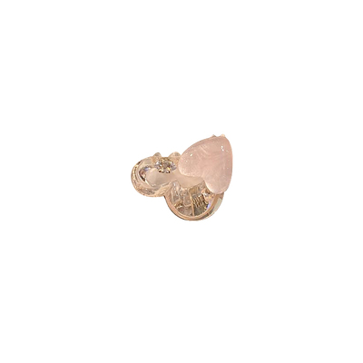 莹冰透爱心柔小号气质刘海夹