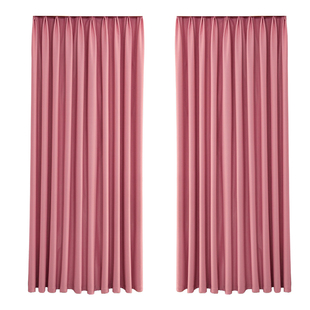 粉色窗帘遮光卧室女生飘窗防晒隔热遮阳布公主少女2025新款高级感