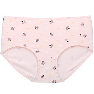 3条装百伶百俐少女内裤纯棉全棉裆日系蕾丝中腰学生三角裤头女生