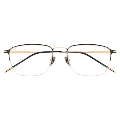 超轻防蓝光纯钛半框近视眼镜男