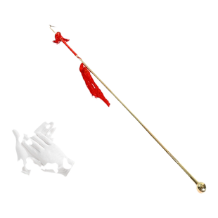 津宝铜制 指挥旗 信号旗 锣鼓队军乐队学生 令旗 指挥令 指挥棒仗