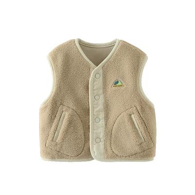 齐齐熊宝宝羊羔绒软糯舒适马甲