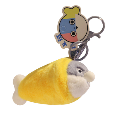 可爱吐泡泡鱼公仔钥匙扣挂饰