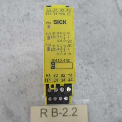 SICK UE410-4RO Módulo De Relé Art.-Nr. 6026143 En: 24VDC