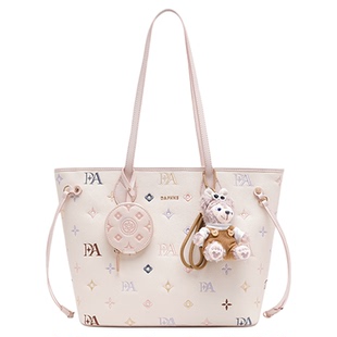 Daphne/达芙妮大号可爱单肩包甜美风斜挎包女士通勤托特包包25010