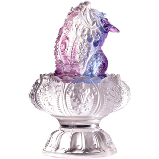 琉璃朝天吼瑞兽香炉复古沉香香薰炉家用室内望天吼创意盘香炉摆件