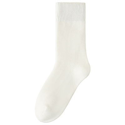 袜子男秋冬季加绒加厚保暖中筒长袜超厚长筒厚袜子抗菌纯棉运动袜