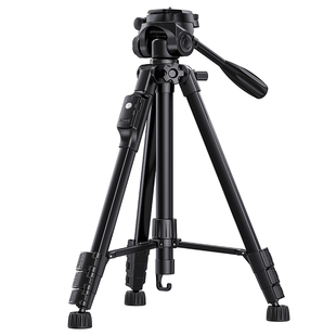 云腾668便携液压云台三脚架微单反相机手机摄像直播落地支架拍摄补光灯架适用佳能尼康索尼富士稳定器三角架